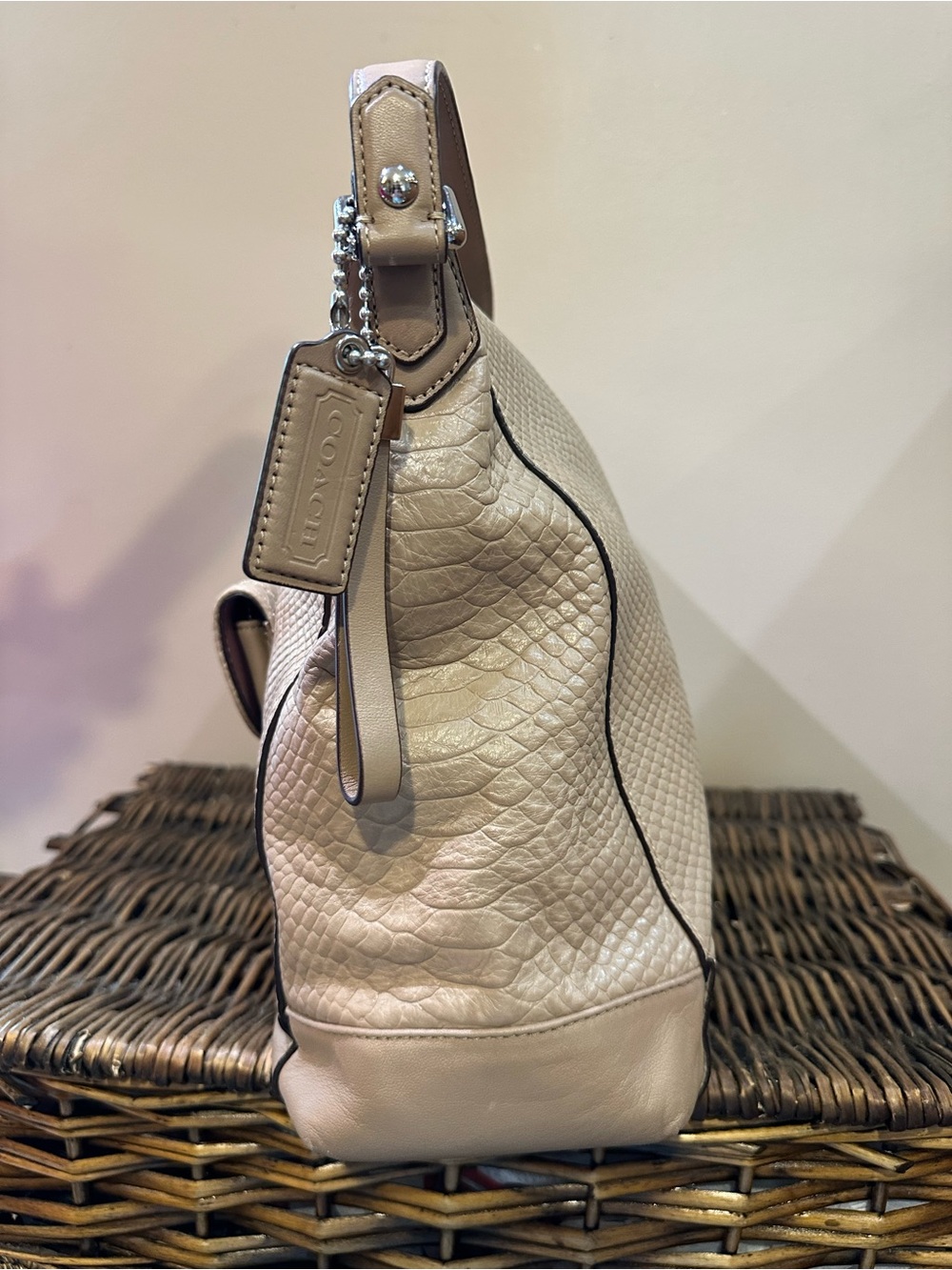 Coach Charlie Vintage python bag - Picture 4 of 8